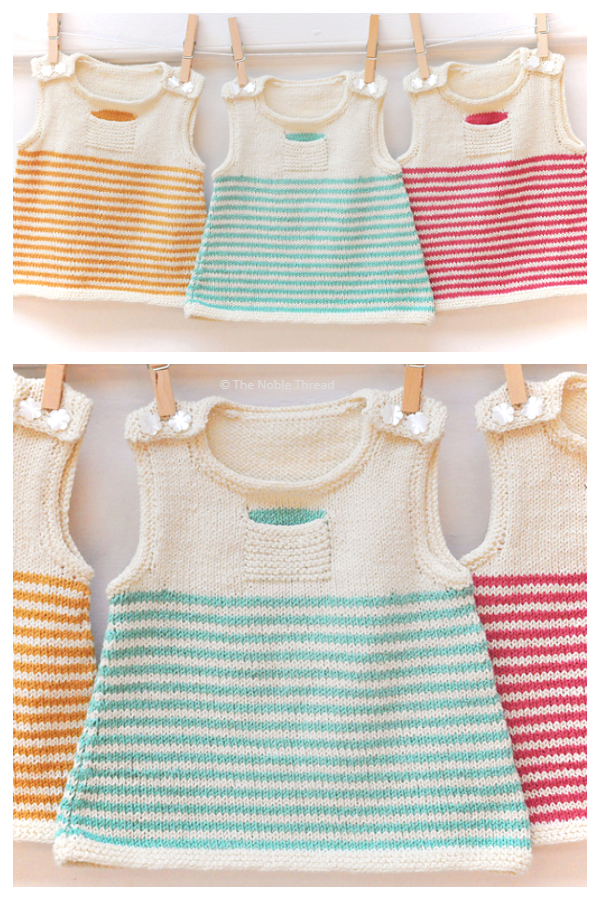 Simple Baby Dress Free Knitting Patterns Knitting Pattern