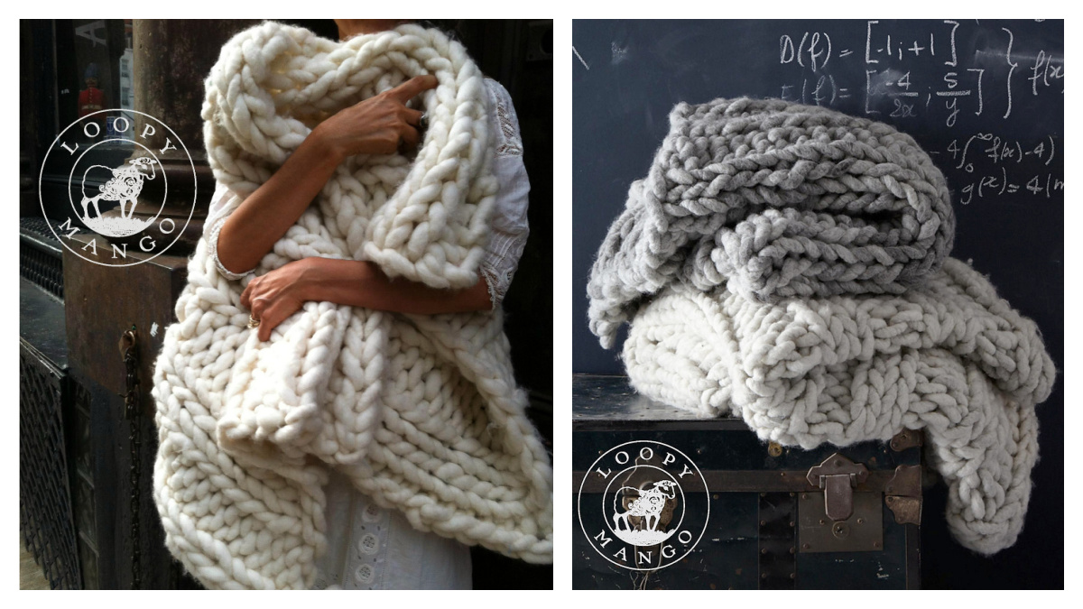 Chunky Nantucket Throw Blanket Free Knitting Pattern Knitting Pattern