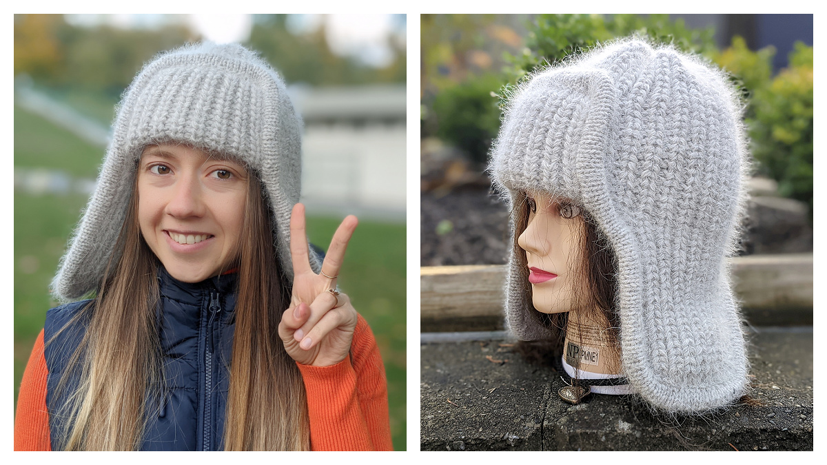 Winter Trapper Hat Free Knitting Pattern Knitting Pattern
