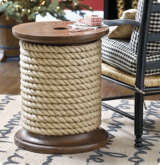 Rope Spool Table