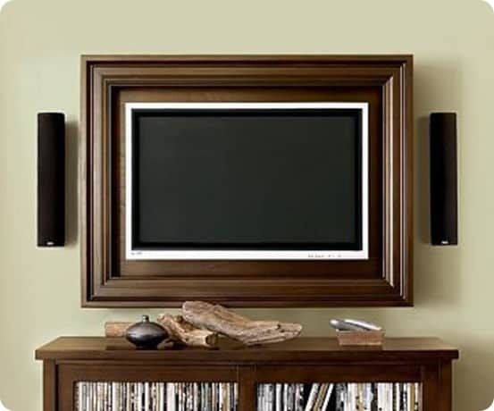 Build Your Own Custom Flat Screen TV Frame
