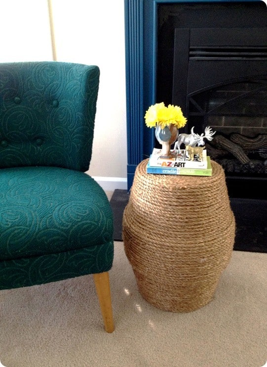Rope Stool and Side Table