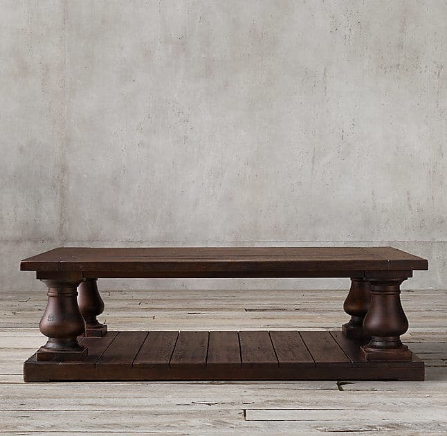 Restoration Hardware Inspired Coffee Table