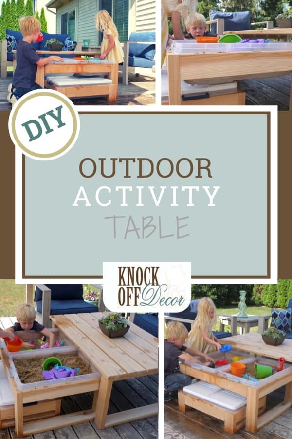 Perfect Outdoor Activity Table for Kids and Adults