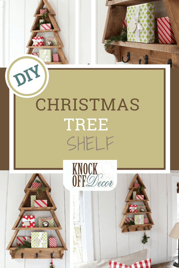 Christmas Tree Wall Shelf