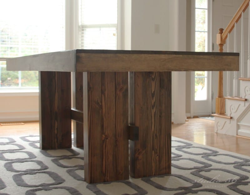 DIY Wood Dining Table