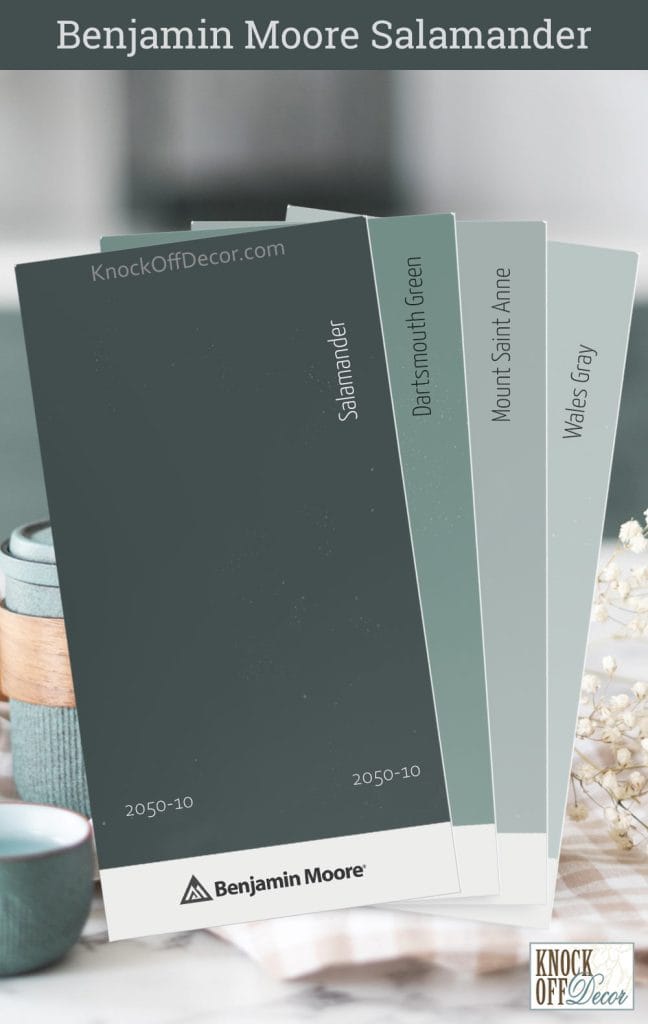 Benjamin Moore Salamander Review The Victorian Dark Green KnockOffDecor