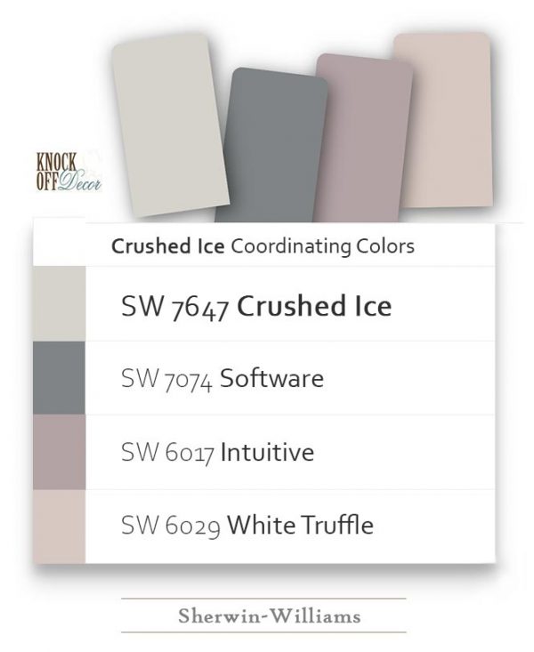 Sherwin Williams Crushed Ice Rview A Warm Gray and Pastel to Delight