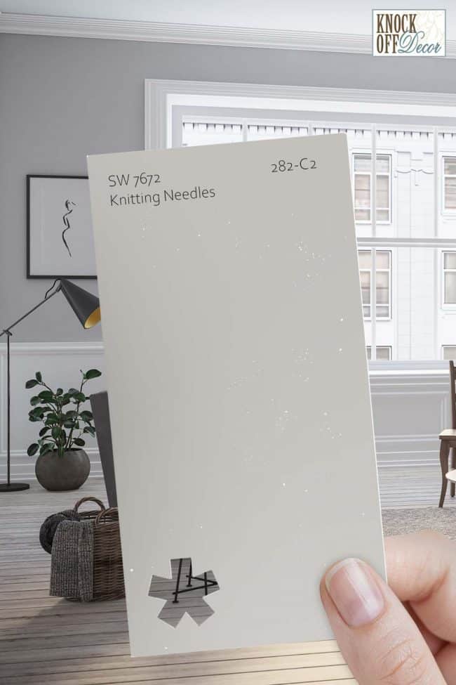 Sherwin Williams Knitting Needles Review A Warm Gray You Can Truly