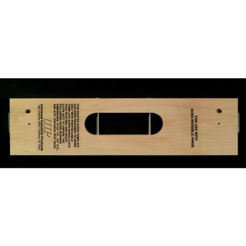 Router Guide Template for 218 Hinges Knock On Glass