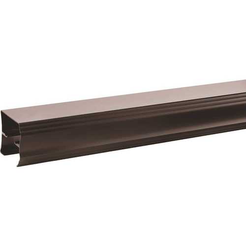 60 in. SemiFrameless Traditional Sliding Bathtub Door Track Assembly