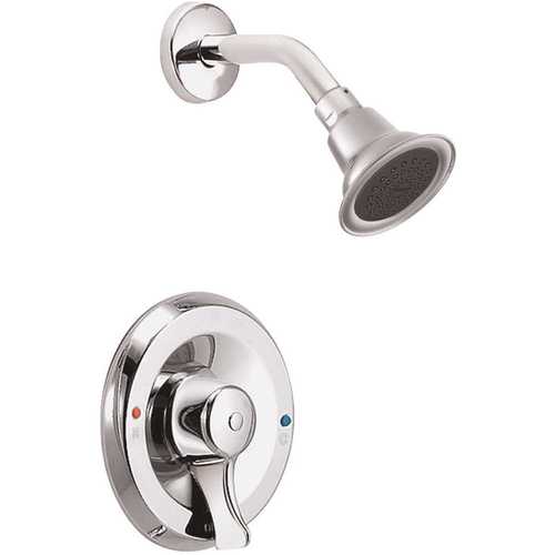 Commercial PosiTemp SingleHandle 1Spray Shower Faucet in Chrome with