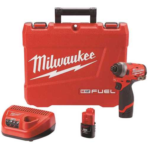 M12 FUEL 12-Volt Lithium-Ion Brushless Cordless 1/4 in. Hex Impact
