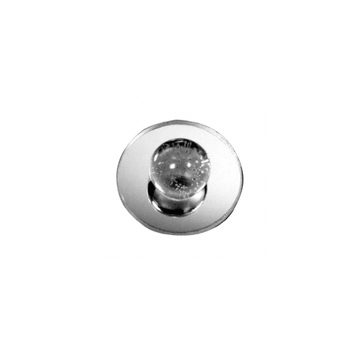 Clear Acrylic 2" StickOn Ball Mirror Knob Knock On Glass