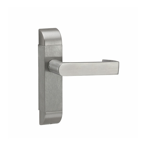 Aluminum Door Trim Satin Stainless Steel Knock On Glass