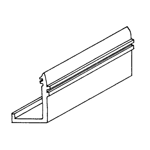 Vinyl Glazing Bead Black 2300 Series 6ft Lengths Knock On Glass