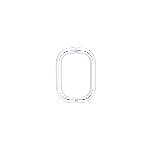 Polished Chrome 6" BacktoBack Solid Brass 3/4" Diameter Pull Handles