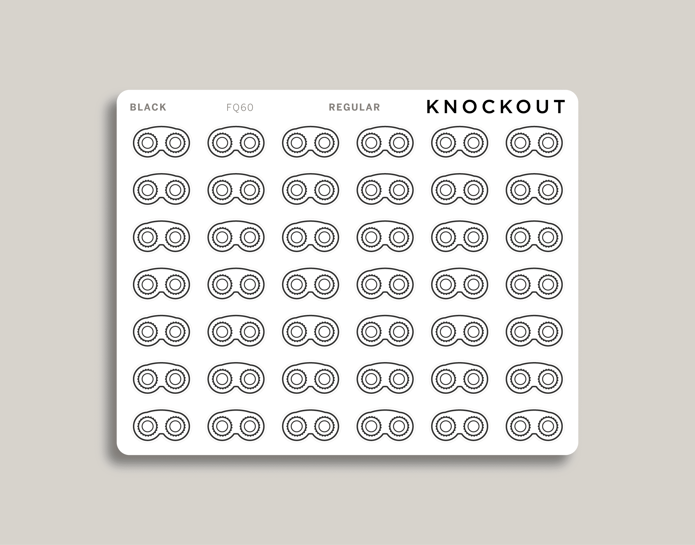 Transparent Change Contacts/Order Contacts Icon Stickers FQ60