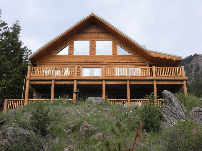 Knot Log Homes and Railing Builder Larimer County, Colorado
