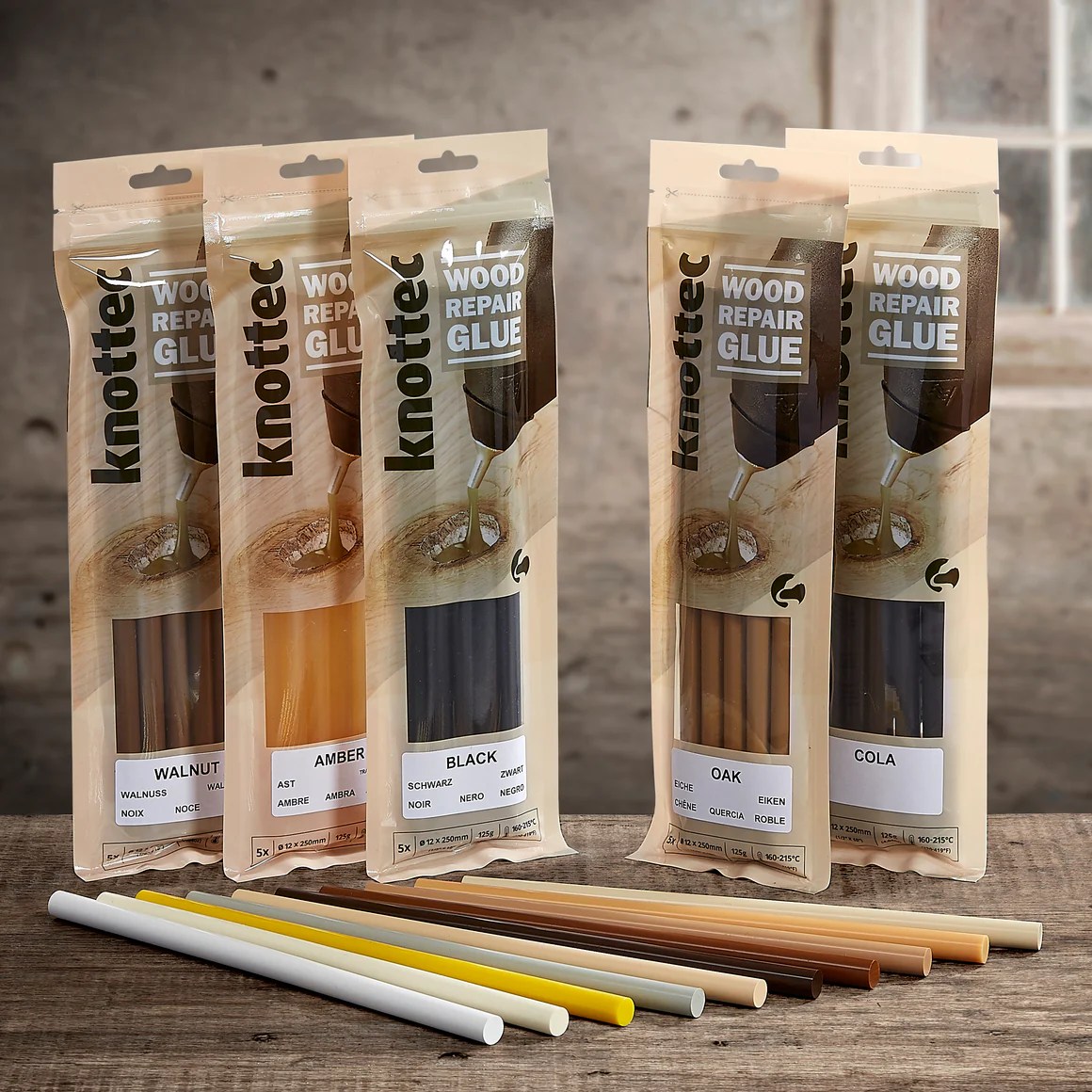 Wood Repair Glue, Knot Filling Systems Knottec Knottec Wood Repair Glue