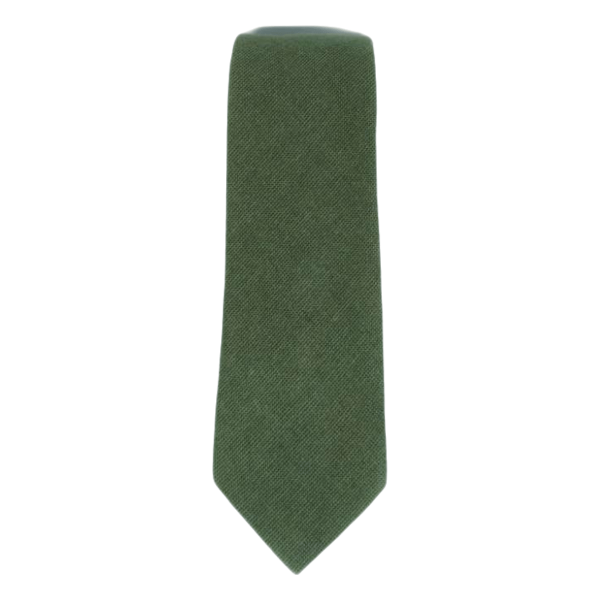 Dark Olive Green Tie Knotted Ties