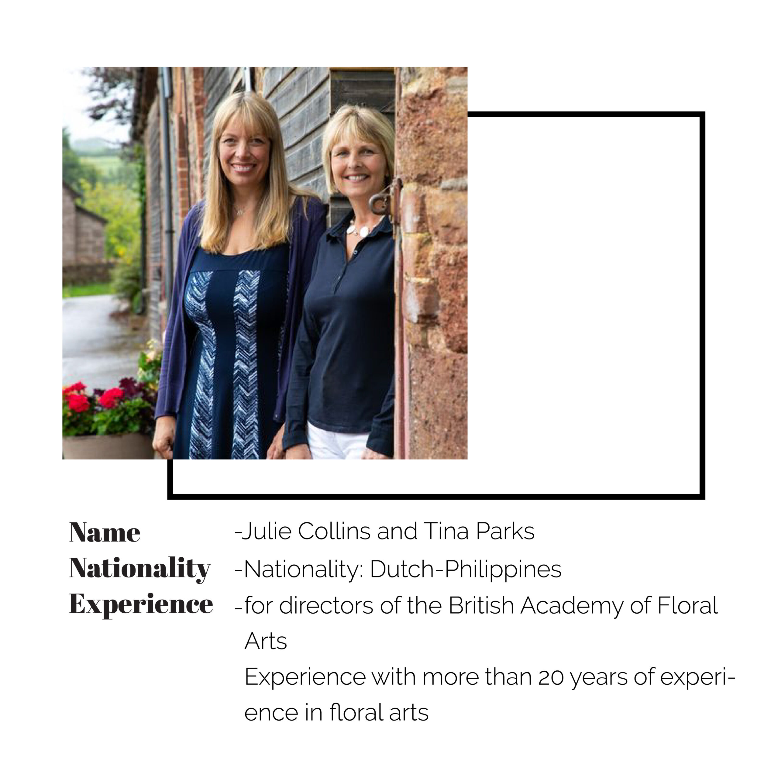 Julie Collins and Tina Parks
