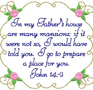 John 14:2 Kjv "In My Father's House Are Many Mansions: If [It Were] Not [So], I Would Have Told You. I Go To Prepare A Place For You." John 14:2 In My Father's House Are Many Dwelling Places; If It Were Not So, I Would Have Told You; For I Go To Prepare A Place For You.