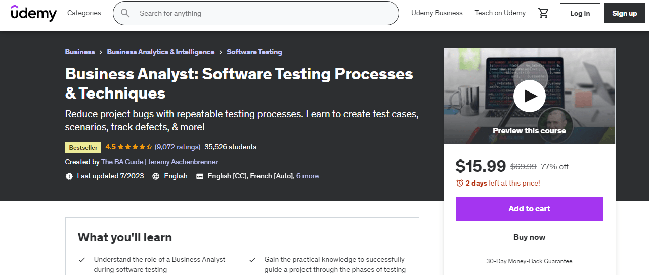 8 Best Software Testing Courses KIGI
