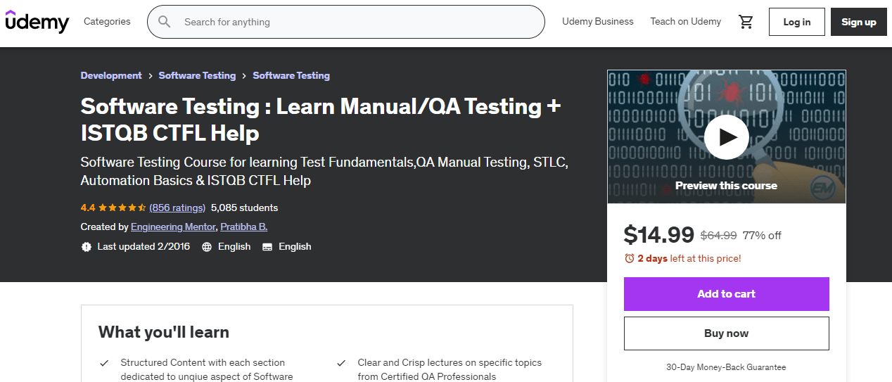 8 Best Software Testing Courses KIGI