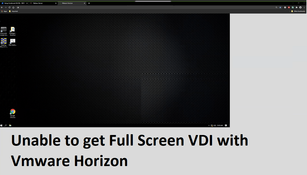 Unable to get FullScreen VDI In Horizon Clients Know IT Like Pro