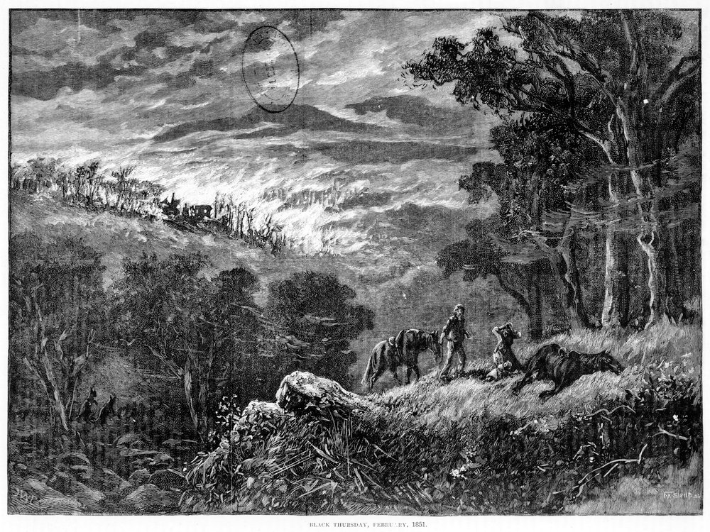Black Thursday bushfire, VIC, 1851 Australian Disasters
