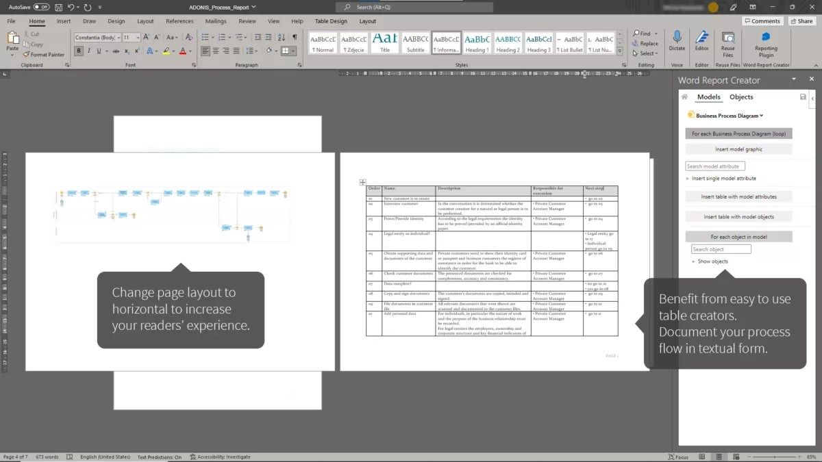 ADONIS Report Creator for Word(04)