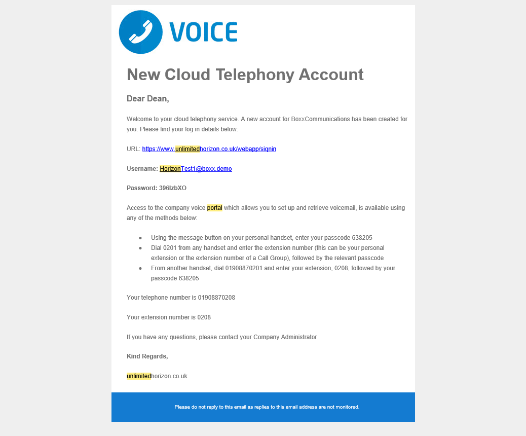 How to access the Horizon portal