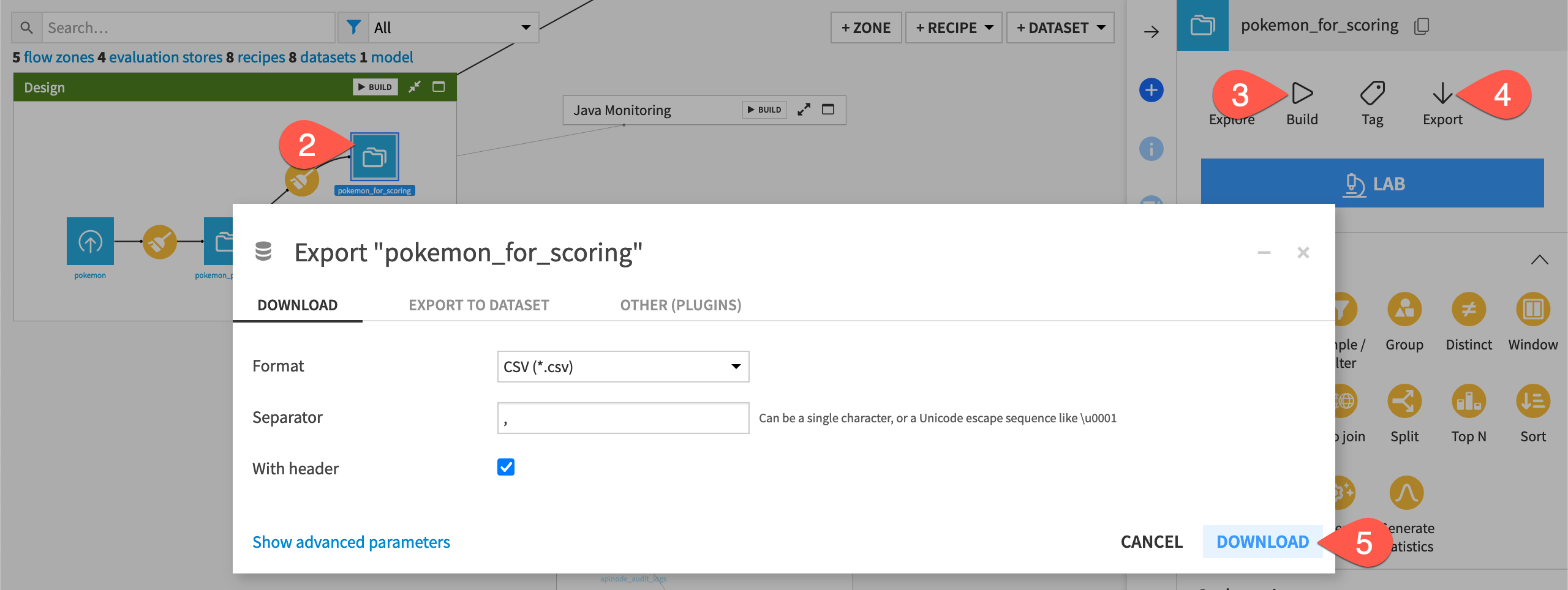 Tutorial Monitoring models An exported Python model scored