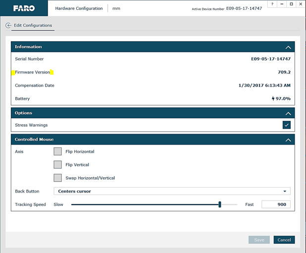 Faro Sseries Firmware Update coremicro