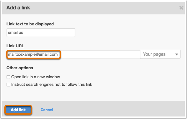 Comment créer un lien mailto permettant d'envoyer un email