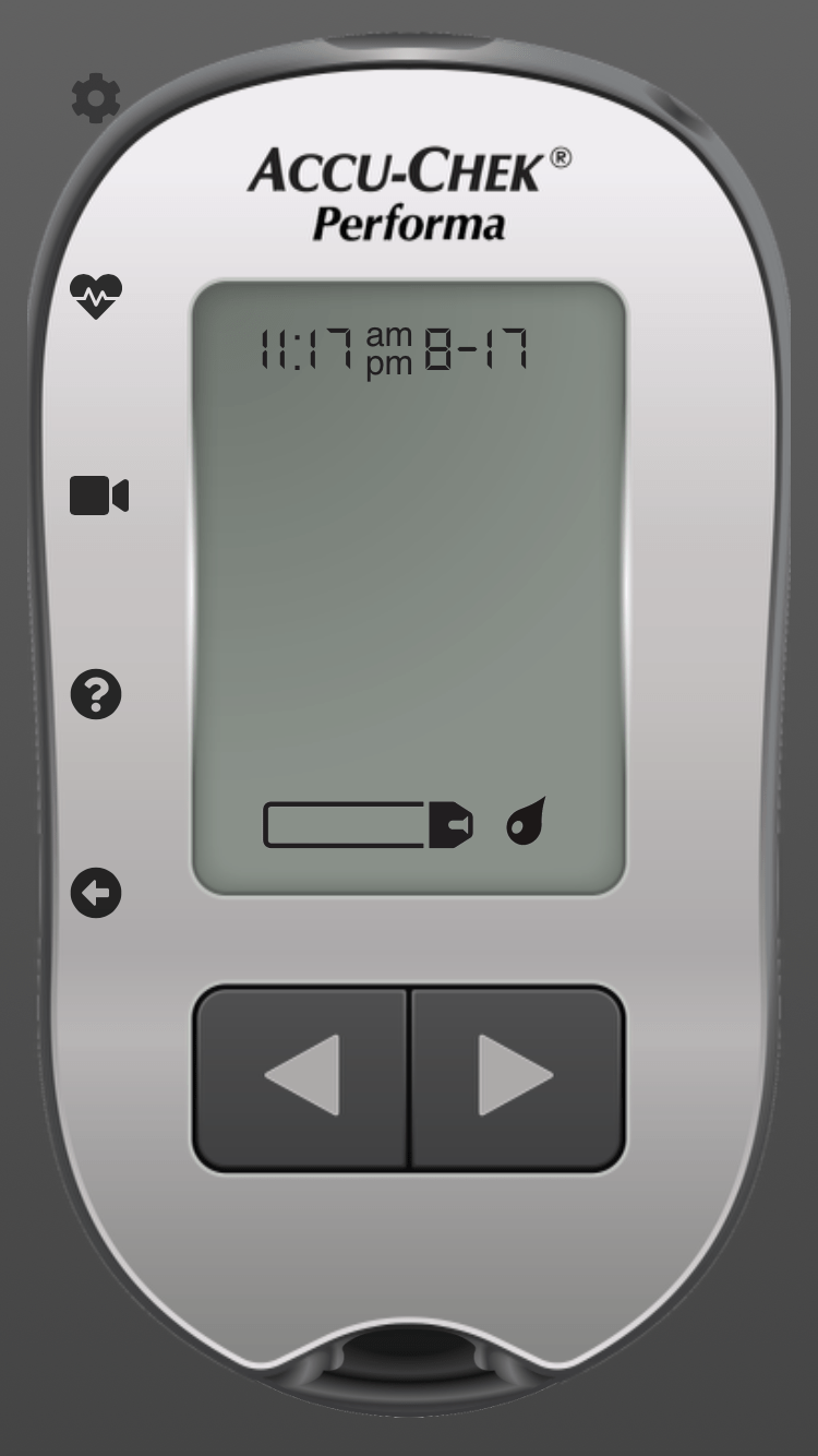 Accuchek Performa II simulator iSimulate