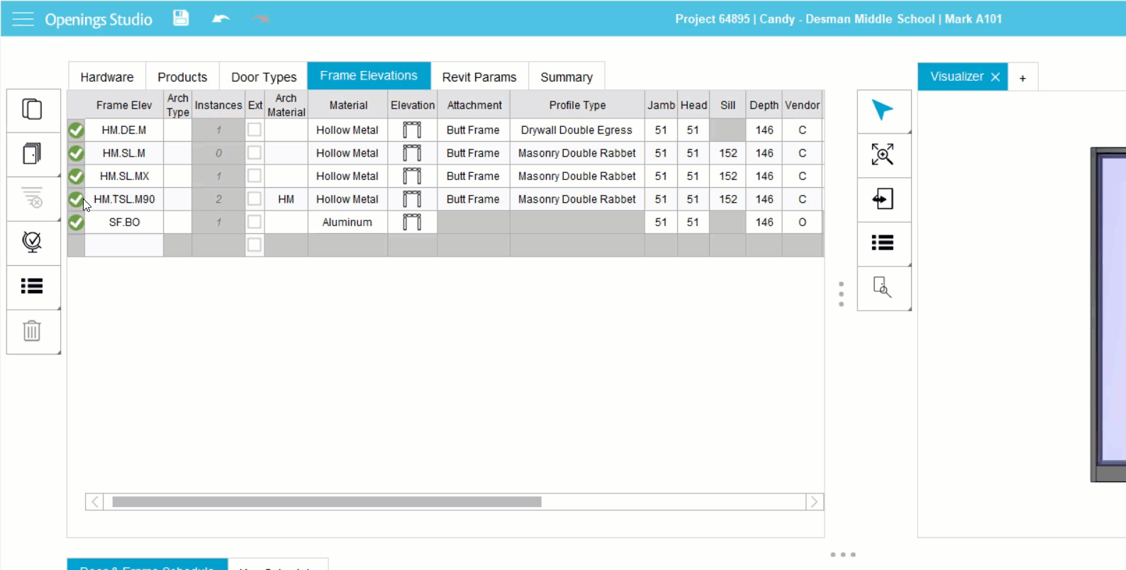 Duplicate a Door Type or Frame Type Openings Studio Knowledge Base