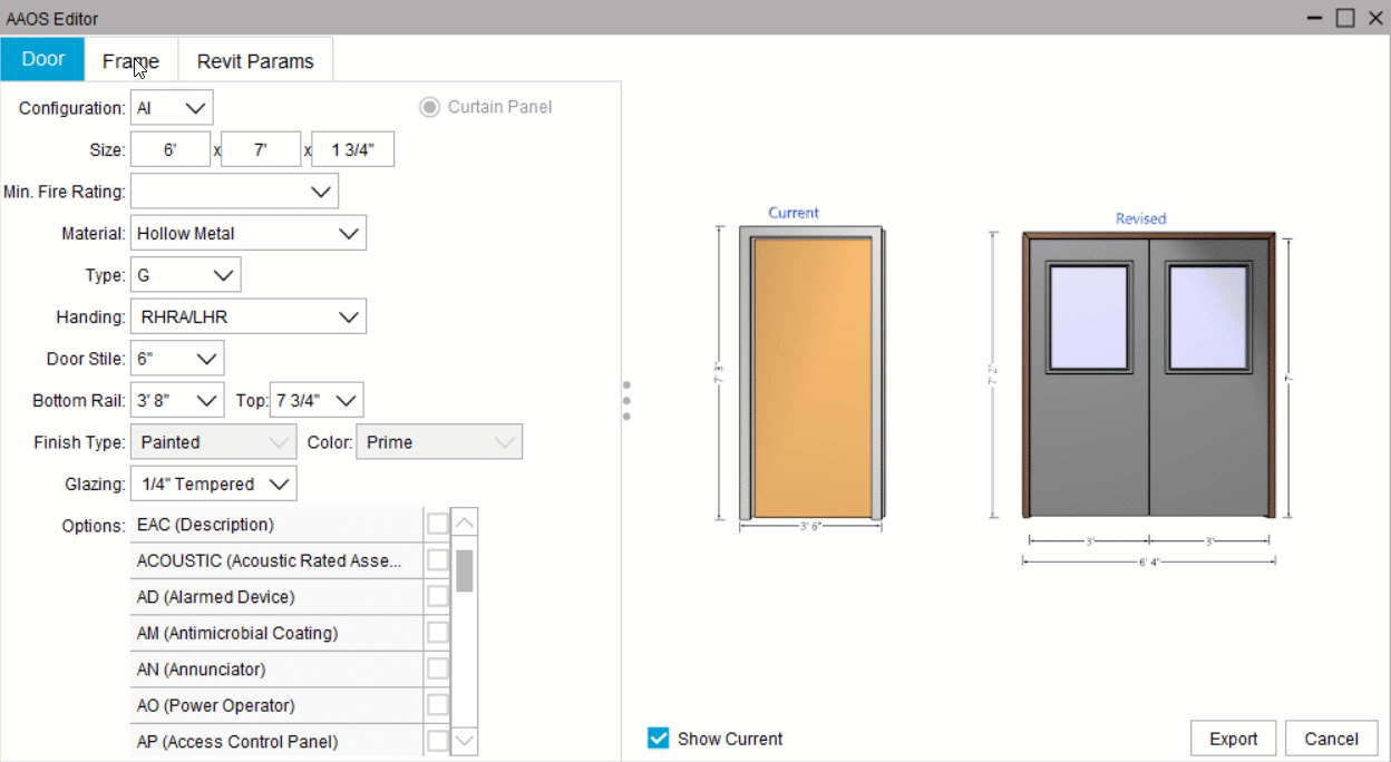 Revit® plugin Edit Door Openings Studio Knowledge Base