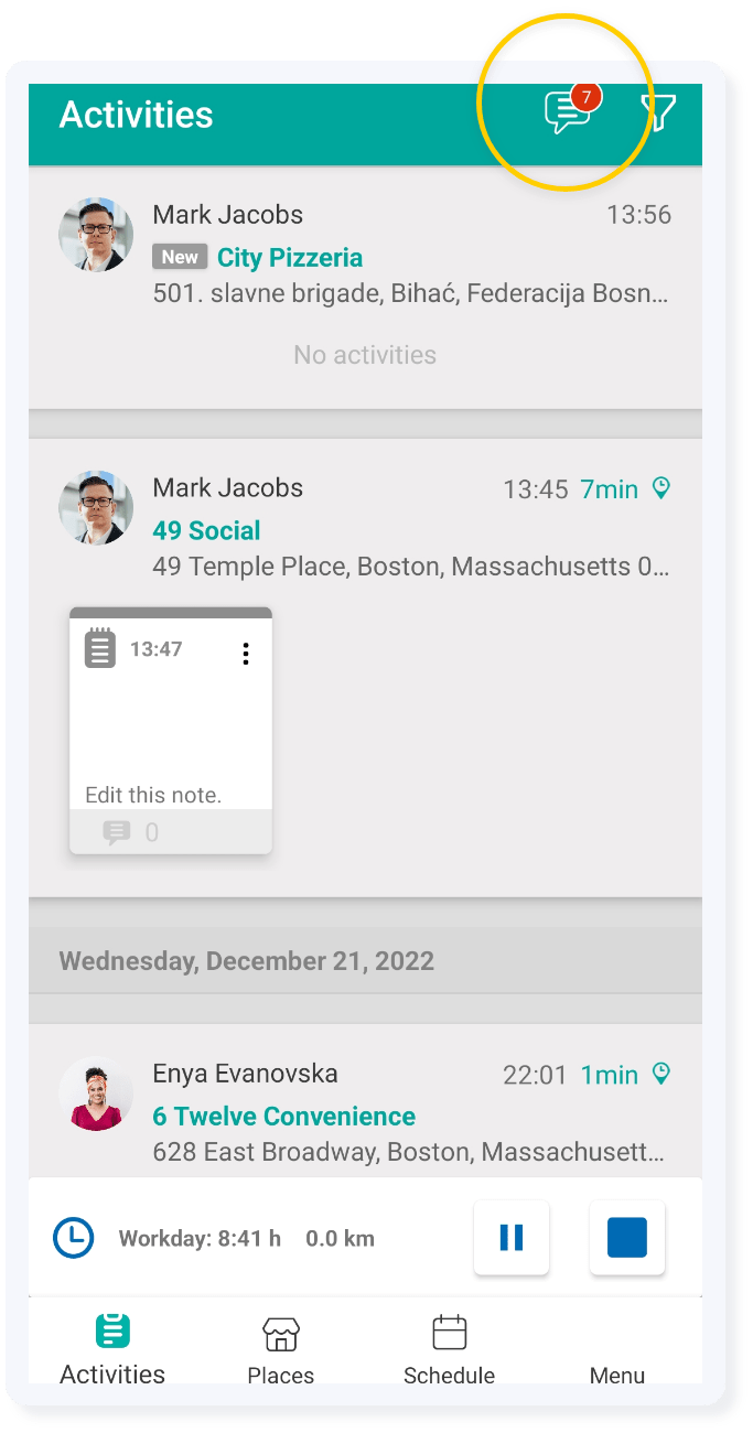 How to mute a message/conversation in the mobile app Repsly Knowledge