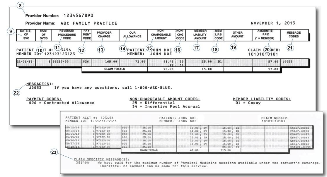 Explanation of Benefits (EOB) Overview Therabill
