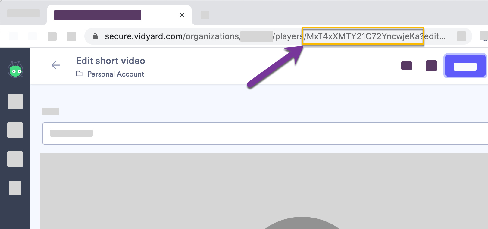 How to find the UUID of a video Vidyard Support