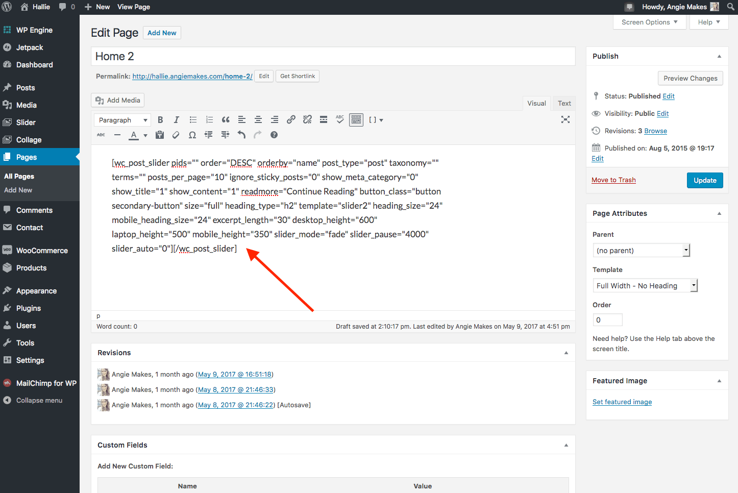 How To Insert and Edit the Post Slider Shortcode Knowledge Base