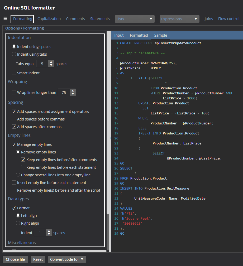 SQL Formatter Visual Studio Marketplace