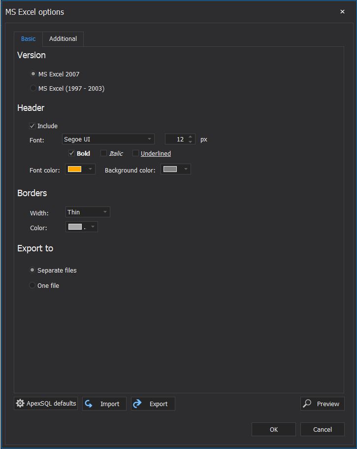 How to export data from SQL database to Excel file format