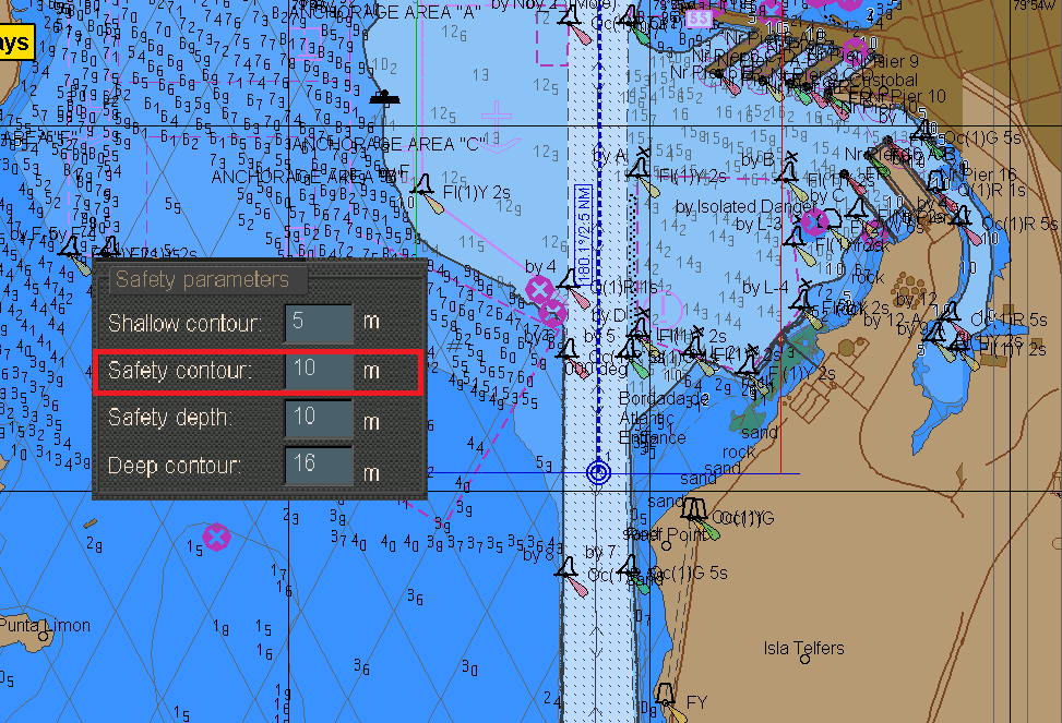 ECDIS Contour Settings Knowledge Of Sea