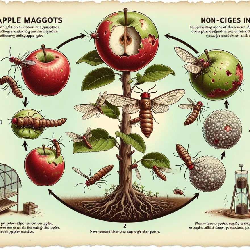 Apple Maggot Lifecycle, Damage, and Control Measures Knowledge Voyager
