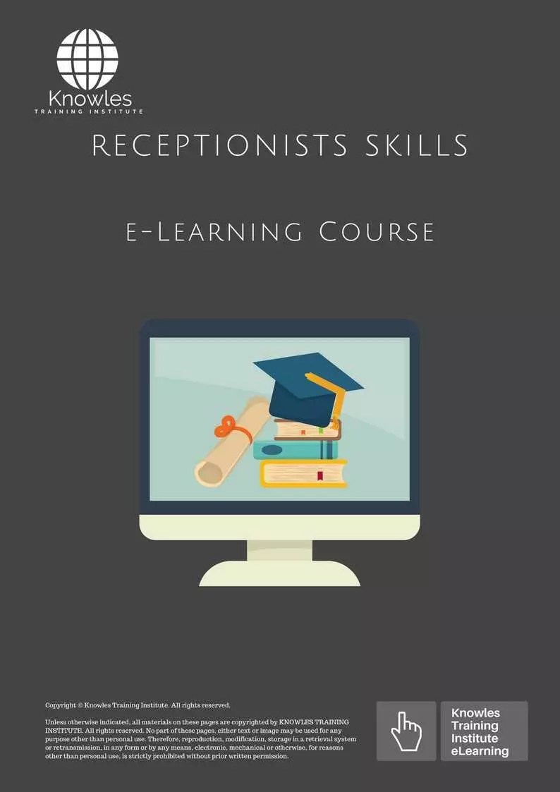 Receptionists Skills Training Course In Singapore Knowles Training