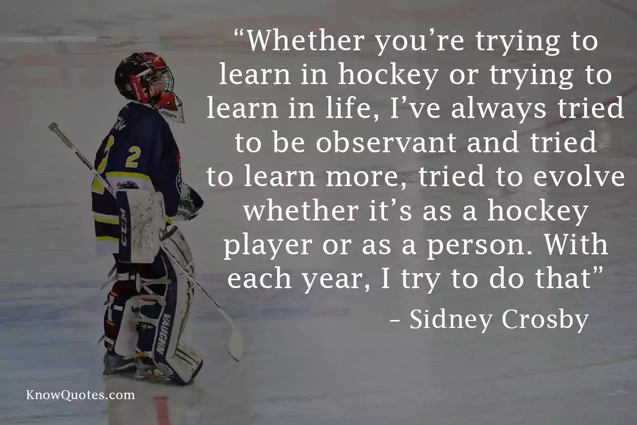 hockey quotes about life 35 Best Inspirational Hockey Quotes | Knowquotes.com