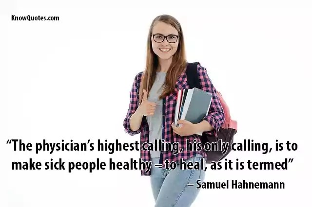 Motivational Quotes For Medical Students Knowquotes Com